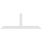 Ekena Millwork Portland Architectural Grade PVC Gable Bracket, 108"W x 40 1/2"H x 6"D x 6"F, 9/12 Pitch GBP108X41X0606POR00 - alternate 5